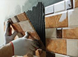 تخلیه بار های چسب کاشی و سرامیک ساتکس